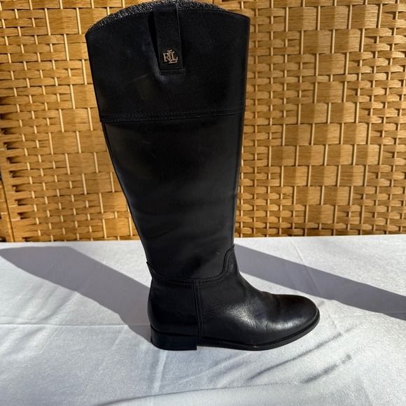 Ralph Lauren Barkston Leather Boot Women's Size 6 - Picture 6 of 16